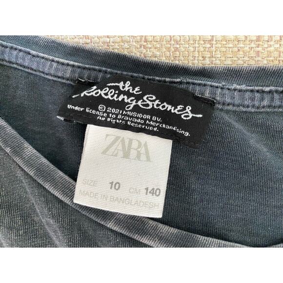 ZARA WOMEN ROLLING STONES T-SHIRT 10 - Picture 5 of 5